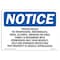 Signmission OSHA Notice Sign, 5" Height, 7" Width, Private Beach No Trespassing Motorboats Sign, Landscape OS-NS-D-57-L-17805 - alternate 1